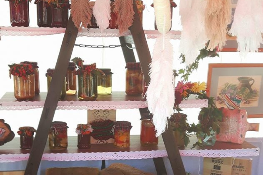 Produkty gospodarstwa domowego wykonane przez uczestników