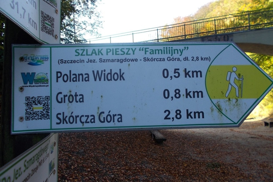 Tablica informacyjna z kierunkami podróży